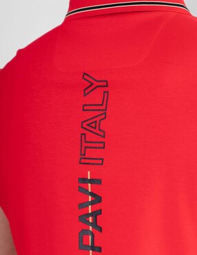 Playera tipo polo Pavi Italy 05-3090R para hombre
