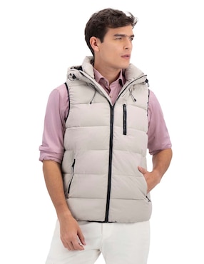 Chaleco Men's Fashion Impermeable Con Capucha Para Hombre