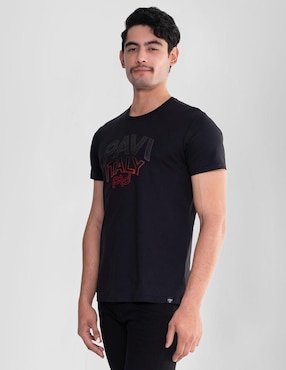 Playera Pavi Italy cuello redondo para hombre
