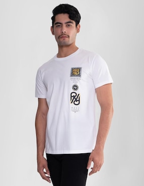 Playera Pavi Italy cuello redondo para hombre