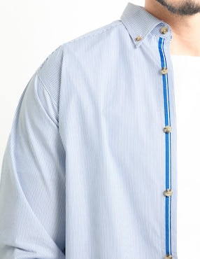Camisa casual Ariat de algodón manga larga para hombre