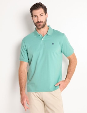 Camisa Formal Izod Regular Fit Rosada Cuadriculada Para Hombre - Siman