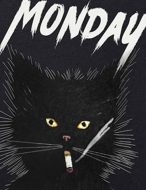 Playera Fnc Collezioni monday cuello redondo para hombre