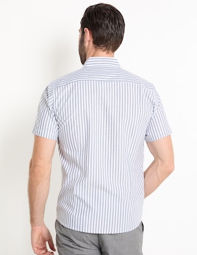 Camisa casual Dioro de algodón manga corta para hombre