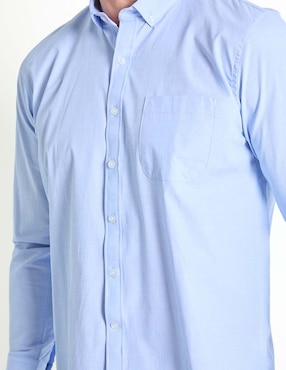 Camisa casual Dioro de algodón manga larga para hombre