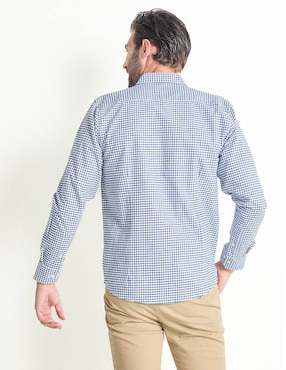 Camisa casual Dioro de algodón manga larga para hombre