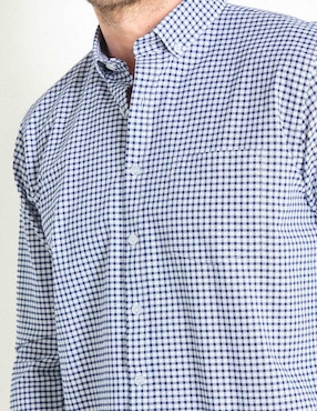 Camisa casual Dioro de algodón manga larga para hombre