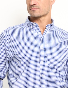 Camisa casual Dioro de algodón manga larga para hombre