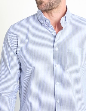 Camisa casual Dioro de algodón manga larga para hombre