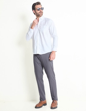 Camisa casual Dioro de algodón manga larga para hombre