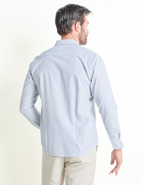 Camisa casual Dioro de algodón manga larga para hombre