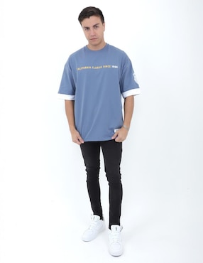 Playera K-Swiss Oversize cuello redondo para hombre