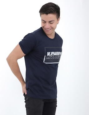 Playera K-Swiss GTSM-4 cuello redondo para hombre