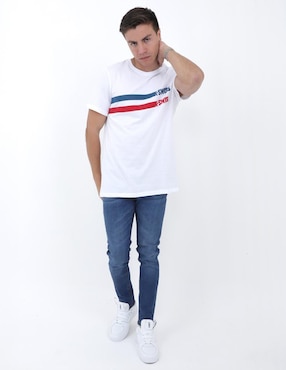 Playera K-Swiss GTSM-5 cuello redondo para hombre