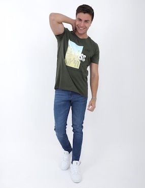 Playera K-Swiss GTSM-9 cuello redondo para hombre