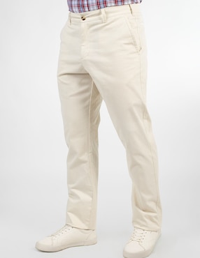 Pantalón chino recto Oscar De La Renta de algodón para hombre