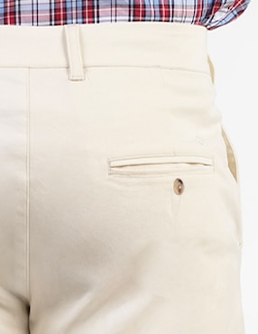 Pantalón chino recto Oscar De La Renta de algodón para hombre