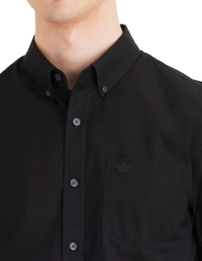 Camisa casual Dockers de algodón manga corta para hombre