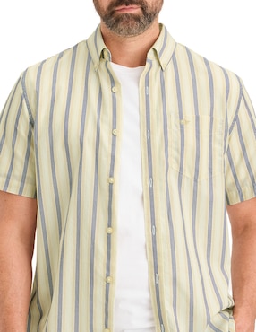 Camisa casual Dockers de algodón manga corta para hombre
