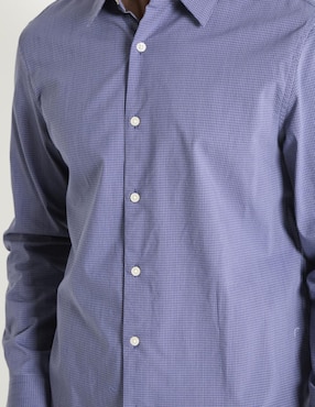 Camisa de vestir Dockers de algodón manga larga para hombre