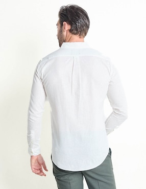 Camisa casual Dockers de algodón manga larga para hombre