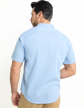 Camisa casual Dockers de algodón manga corta para hombre