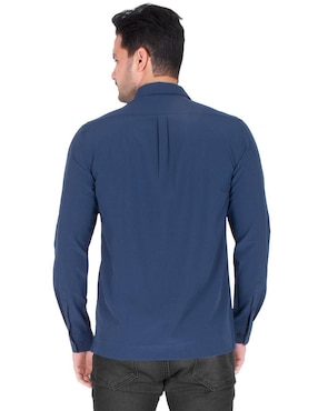 Camisa casual Generra manga larga para hombre