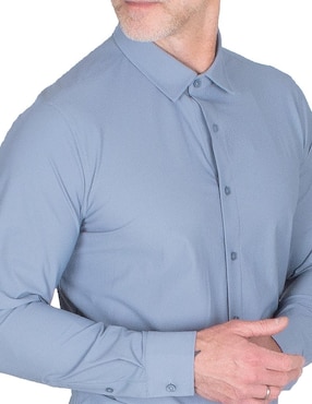 Camisa casual Generra manga larga para hombre
