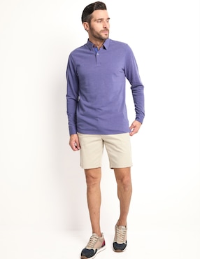 Playera tipo polo Jbe para hombre