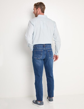 Jeans slim Jbe deslavado para hombre