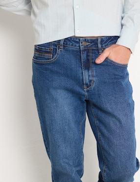Jeans slim Jbe deslavado para hombre