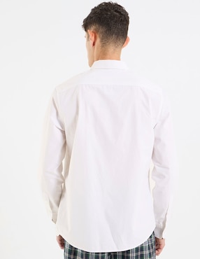Camisa casual Regent Street de algodón manga larga para hombre