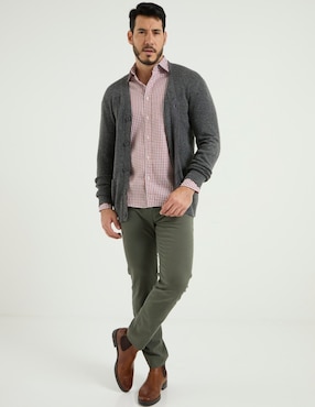 Suéter Regent Street cuello V para hombre