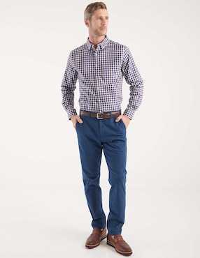 Camisa casual Jbe manga larga para hombre
