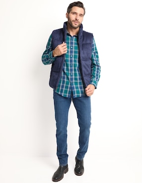 Camisa casual Jbe manga larga para hombre