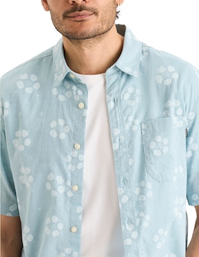 Camisa casual Dockers de algodón manga corta para hombre