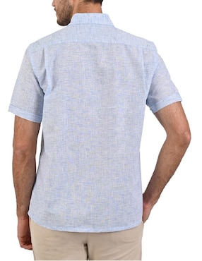 Camisa casual Michel Blanc manga corta para hombre
