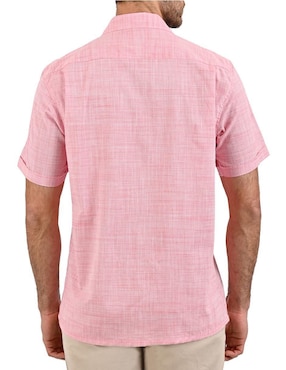 Camisa casual Michel Blanc algodón manga corta para hombre