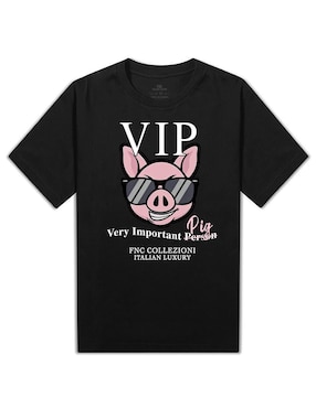 Playera Fnc Collezioni cuello redondo para hombre