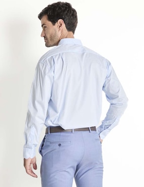 Camisa casual Cavalatti de algodón manga larga para hombre