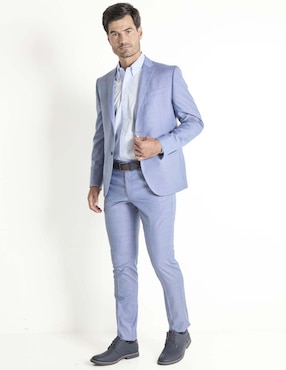 Camisa casual Cavalatti de algodón manga larga para hombre
