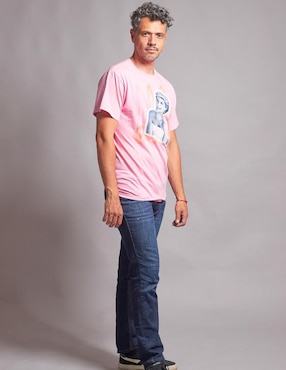 Camisa Chico Malo cuello redondo para hombre