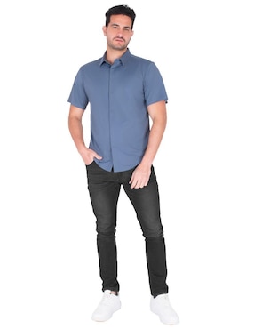 Camisa casual Generra manga corta para hombre