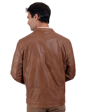 Chamarra casual Perry Ellis con bolsillos para hombre