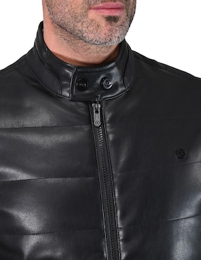 Chamarra casual Perry Ellis con bolsillos para hombre