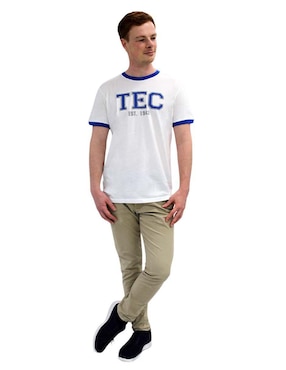 Playera Tec de Monterrey Since 1943 cuello redondo para hombre