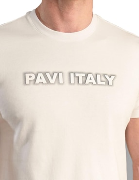 Playera Pavi Italy cuello redondo para hombre