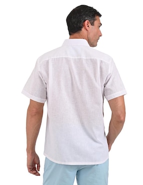 Camisa casual Michel Blanc manga corta para hombre