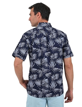 Camisa casual Michel Blanc manga corta para hombre