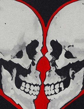Playera Fnc Collezioni skullove cuello redondo para hombre